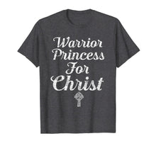 Ladda upp bild till gallerivisning, Prayer Warrior Princess For Christ Woman of Faith Shirt 859975
