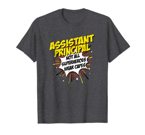 Funny shirts V-neck Tank top Hoodie sweatshirt usa uk au ca gifts for Assistant Principal Superhero Shirt Funny Comic Tee Gifts 1082581