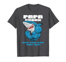 Ladda upp bild till gallerivisning, Funny shirts V-neck Tank top Hoodie sweatshirt usa uk au ca gifts for Papa Shark Doo Doo Shirt - Matching Family Shark Shirts Set 1388966
