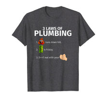 Ladda upp bild till gallerivisning, Funny shirts V-neck Tank top Hoodie sweatshirt usa uk au ca gifts for 3 Laws Of Plumbing | Funny Plumber T-Shirt Gift 2291143
