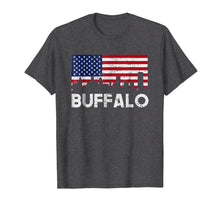 Ladda upp bild till gallerivisning, Funny shirts V-neck Tank top Hoodie sweatshirt usa uk au ca gifts for Buffalo NY American Flag Skyline Distressed T-Shirt 1394895
