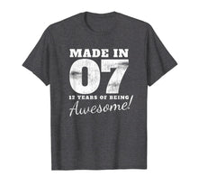 Ladda upp bild till gallerivisning, Funny shirts V-neck Tank top Hoodie sweatshirt usa uk au ca gifts for 12th Birthday 12 Year Old Boy Party Gift Idea Made In 2007 1277501
