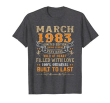 Ladda upp bild till gallerivisning, Funny shirts V-neck Tank top Hoodie sweatshirt usa uk au ca gifts for Vintage 36th Birthday March 1983 Shirt 36 Years Old Gift 3910999
