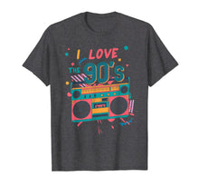 Ladda upp bild till gallerivisning, Funny shirts V-neck Tank top Hoodie sweatshirt usa uk au ca gifts for Retro I Love the 90s Boombox Playing Music Tshirt 956367
