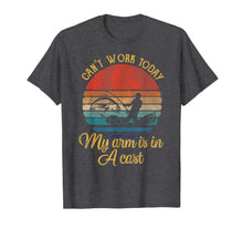 Ladda upp bild till gallerivisning, Mens Can't Work Today My Arm Is In A Cast Funny Fishing T-Shirt 745886
