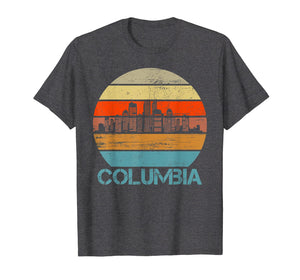 Funny shirts V-neck Tank top Hoodie sweatshirt usa uk au ca gifts for Columbia City Retro Vintage Skyline Gifts T-Shirt 2869233