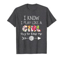 Ladda upp bild till gallerivisning, Funny shirts V-neck Tank top Hoodie sweatshirt usa uk au ca gifts for Volleyball T Shirt For Teen Girls - Play Like A Girl Shirt 947391
