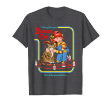 Ladda upp bild till gallerivisning, Funny-Caring-For-Your-Demon-Cat-T-Shirt Pet
