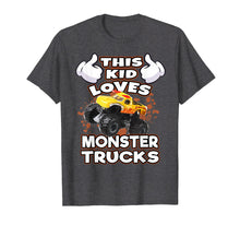Ladda upp bild till gallerivisning, Funny shirts V-neck Tank top Hoodie sweatshirt usa uk au ca gifts for This Kid Loves Monster Trucks T-Shirt 1271159
