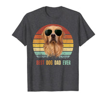 Ladda upp bild till gallerivisning, Mens Best Dog Dad Ever Golden Retriever Tshirt Father's Day Gifts 127868
