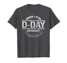 Ladda upp bild till gallerivisning, WW2 D-Day 75th Anniversary 1944-2019 Omaha Utah Beach T-Shirt 128829
