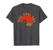 Ladda upp bild till gallerivisning, Mens Retro Reel Cool Dad Fishing Daddy Vintage Fathers Day Gift T-Shirt 65455
