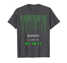 Ladda upp bild till gallerivisning, Funny shirts V-neck Tank top Hoodie sweatshirt usa uk au ca gifts for BINARY IT's EASY AS 1,2,3 Programming Coding Funny T-shirt 2086099
