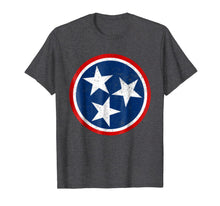 Ladda upp bild till gallerivisning, Tennessee Volunteer State - Distressed Tristar Flag Shirt 1063111
