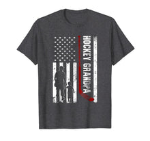 Ladda upp bild till gallerivisning, Hockey Grandpa American Flag T-Shirt Father's Day Gift 443390
