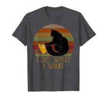Ladda upp bild till gallerivisning, Funny shirts V-neck Tank top Hoodie sweatshirt usa uk au ca gifts for Retro Vintage I Do What I Want Cat Tshirt Cat Lover Gifts 3314860
