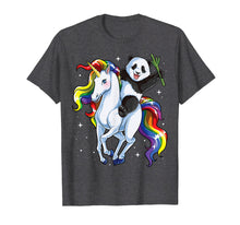 Ladda upp bild till gallerivisning, Funny shirts V-neck Tank top Hoodie sweatshirt usa uk au ca gifts for Panda Shirts for Girls Riding Unicorn Pandicorn Women Gifts 510583
