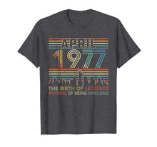 Ladda upp bild till gallerivisning, Funny shirts V-neck Tank top Hoodie sweatshirt usa uk au ca gifts for April 1977 T-Shirt 42nd Birthday Gifts 42 Year Old TShirt 3032265
