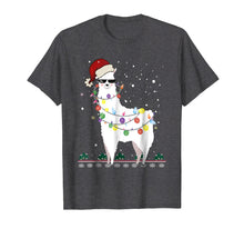 Ladda upp bild till gallerivisning, Funny shirts V-neck Tank top Hoodie sweatshirt usa uk au ca gifts for Christmas Llama Santa Hat Ugly Xmas Tree Alpaca Shirt 1144955
