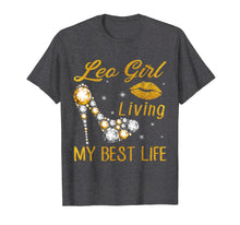 Ladda upp bild till gallerivisning, Funny shirts V-neck Tank top Hoodie sweatshirt usa uk au ca gifts for Leo Girl Living My Best Life Tshirt 4276552
