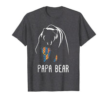 Ladda upp bild till gallerivisning, Funny shirts V-neck Tank top Hoodie sweatshirt usa uk au ca gifts for Autism Papa Bear - Autism Awareness Shirt 1476726
