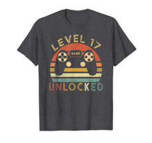 Ladda upp bild till gallerivisning, Level 17 Unlocked Vintage T-Shirt Celebrate 17th Wedding 777182
