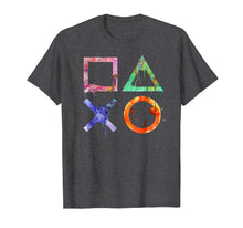 Ladda upp bild till gallerivisning, Playstation Watercolor Symbols T-Shirt

