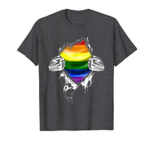 Ladda upp bild till gallerivisning, Superhero Ripping T Shirt LGBT Gay Pride Awareness Month 166399

