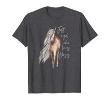 Ladda upp bild till gallerivisning, Funny shirts V-neck Tank top Hoodie sweatshirt usa uk au ca gifts for Just a Girl Who Loves Horses T-shirt 324215
