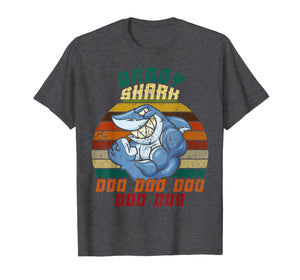 Funny shirts V-neck Tank top Hoodie sweatshirt usa uk au ca gifts for Daddy Shark T-shirt Doo Doo Doo Gifts for Father Dad 2050264