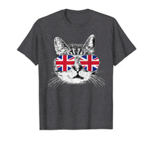 Ladda upp bild till gallerivisning, Funny shirts V-neck Tank top Hoodie sweatshirt usa uk au ca gifts for UK Union Jack Flag T-Shirt English England Cat Lover British 202407
