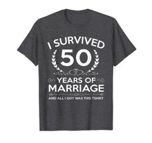 Ladda upp bild till gallerivisning, 50th Wedding Anniversary Gifts Couples Husband Wife 50 Years T-Shirt-439990
