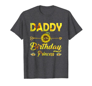 Daddy Of The Birthday Princess Shirt Dad Sunflower Gifts T-Shirt-1281765