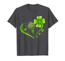 Ladda upp bild till gallerivisning, Green Celtic Cross Heart Shamrock St Patrick&#39;s Day Gifts T-Shirt-563685
