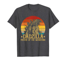 Ladda upp bild till gallerivisning, Dadzilla Father Of The Monsters Retro Vintage Sunset TShirt88491
