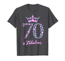 Ladda upp bild till gallerivisning, 70 years old &amp; Fabulous Funny Womens 70th Birthday Gifts T-Shirt-354860
