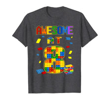 Ladda upp bild till gallerivisning, Birthday Shirt For Kids 8 Building Blocks Bricks Theme Party T-Shirt-435429
