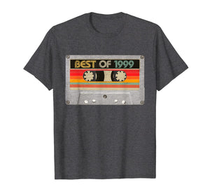 Best Of 1999 21st Birthday Gifts Cassette Tape Vintage T-Shirt-426414