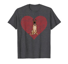 Ladda upp bild till gallerivisning, Belgian Malinoi Valentines Day Dog Love Fingerprint T-Shirt-313020
