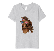 Ladda upp bild till gallerivisning, Funny shirts V-neck Tank top Hoodie sweatshirt usa uk au ca gifts for Cool Patriot Horse T Shirt 4th July Horse Tee USA Flag 2684588
