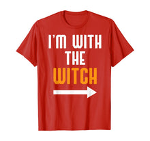 Ladda upp bild till gallerivisning, I'm With The Witch Shirt Funny Halloween Couple Costume Gift 58999
