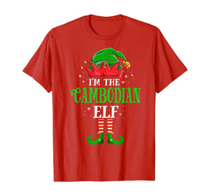 Funny shirts V-neck Tank top Hoodie sweatshirt usa uk au ca gifts for Cambodian Elf Matching Family Group Christmas Gifts T-Shirt 724031