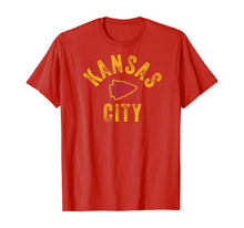 Ladda upp bild till gallerivisning, KC Football Fan Arrowhead Red Kc football Fan Kansas City T-Shirt 34930
