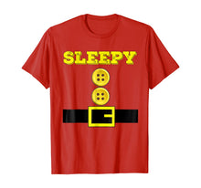 Ladda upp bild till gallerivisning, Sleepy Halloween Dwarf Matching Group Costume Gift T Shirt 60131
