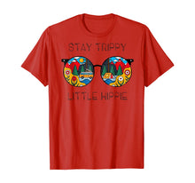 Ladda upp bild till gallerivisning, Stay Trippy Little Hippie Glasses Hippie Camping Tshirt 218480
