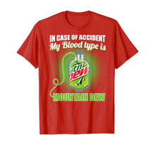 Ladda upp bild till gallerivisning, In Case Of Accident, My-Blood Type Is-Mountains TShirt T-Shirt 364409
