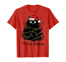 Ladda upp bild till gallerivisning, Funny shirts V-neck Tank top Hoodie sweatshirt usa uk au ca gifts for Merry Fluffmas Cats With Santa Hat Merry Christmas Gifts T-Shirt 240498
