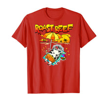 Ladda upp bild till gallerivisning, Roast Beef Cow On Beach Vacation Sun Tan T-Shirt
