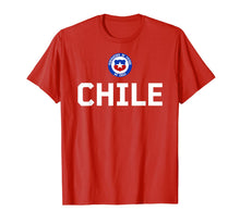 Ladda upp bild till gallerivisning, Chile Chilean Flag Soccer Futbol Fan Shirt 817072
