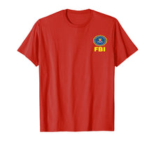 Ladda upp bild till gallerivisning, Double-Sided Fbi Authentic T-Shirt
